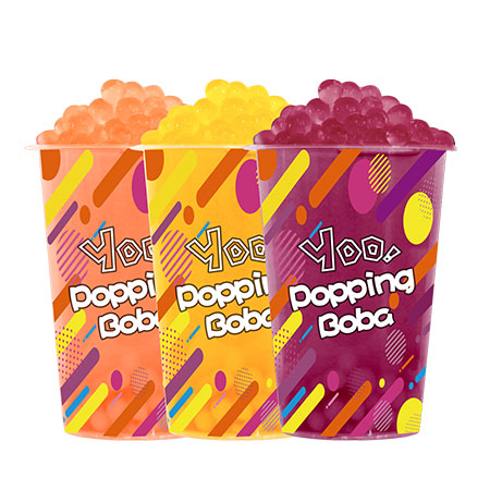 Tè Boba scoppiettante - 480g / Cup
